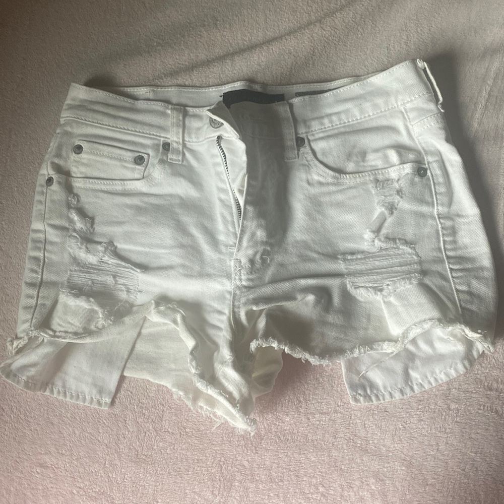 White Aeropostale jean shorts